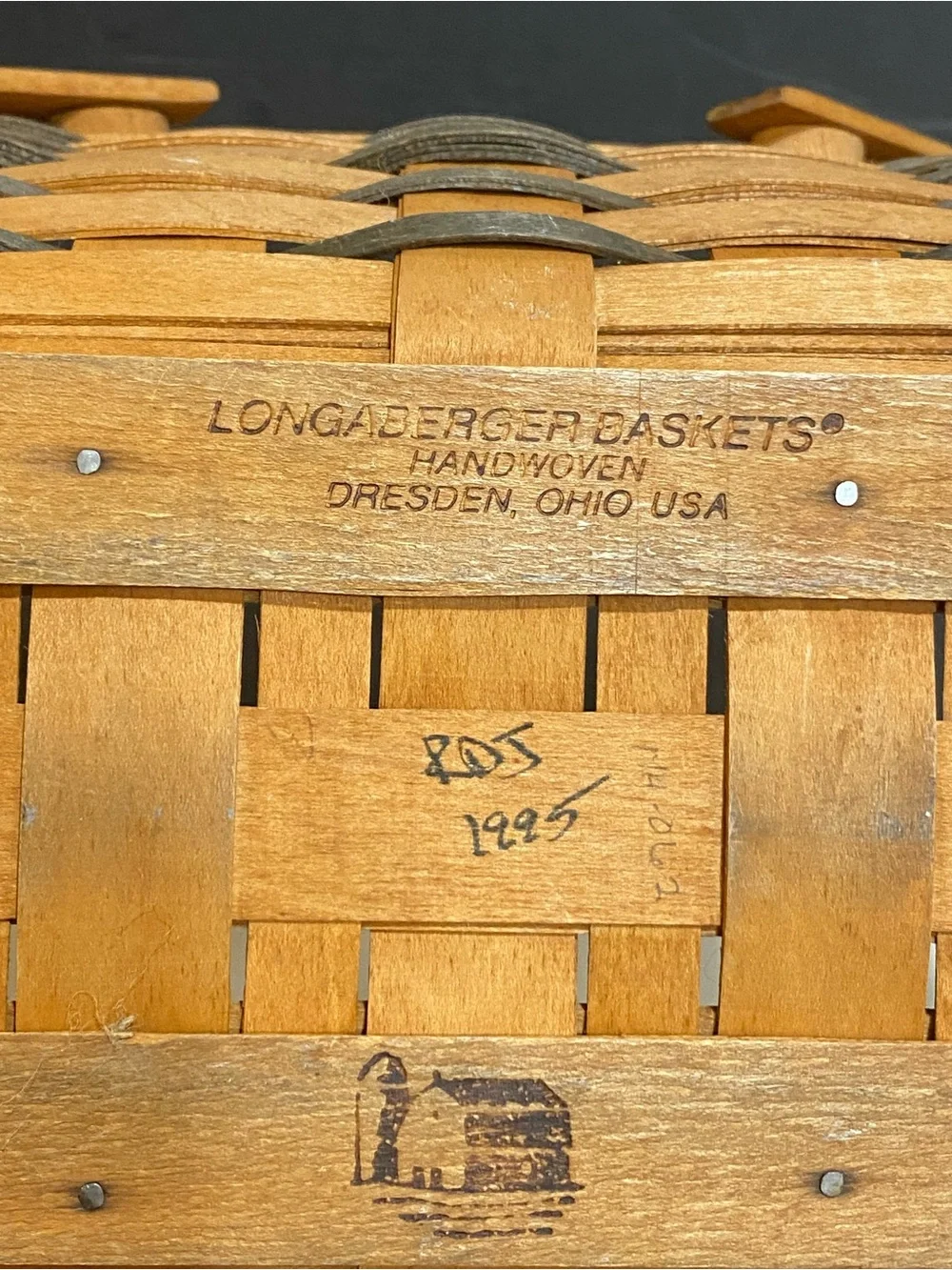 Vintage Longaberger Rectangular Market Basket